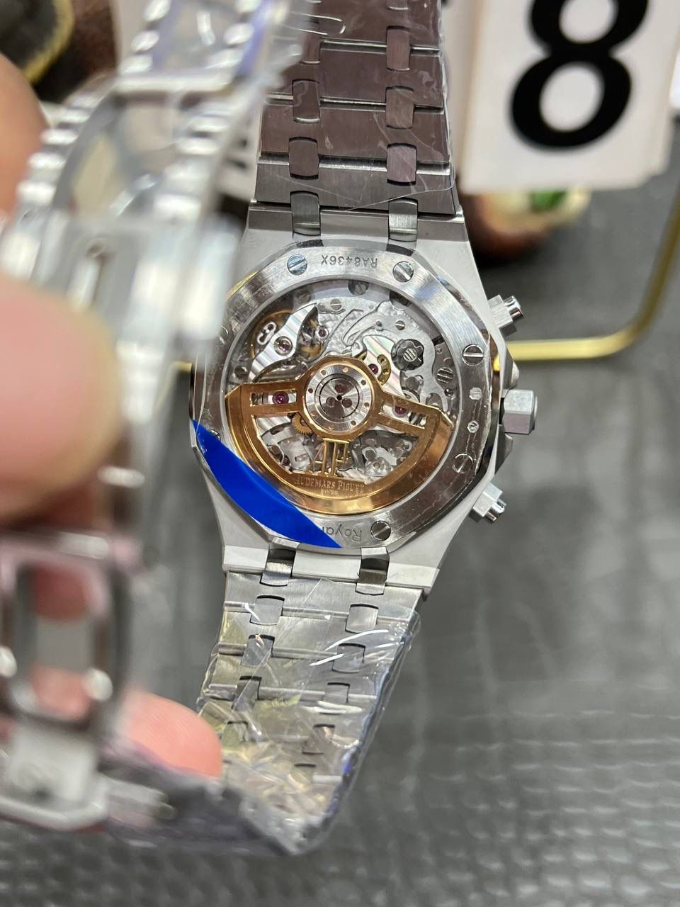 🚀爱彼皇家家橡树26240飞返计时全功能系列/41mm霜金烟熏蓝面/ 搭载原装开模定制Cal.4401全自动一体机械💯