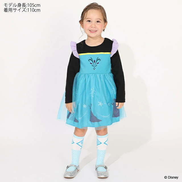 🆕【⭐訂購⭐】 🇯🇵日本直送 🌀日本品牌 #Disney 長袖公主裙 🌀[PLIA-0115] [261015]