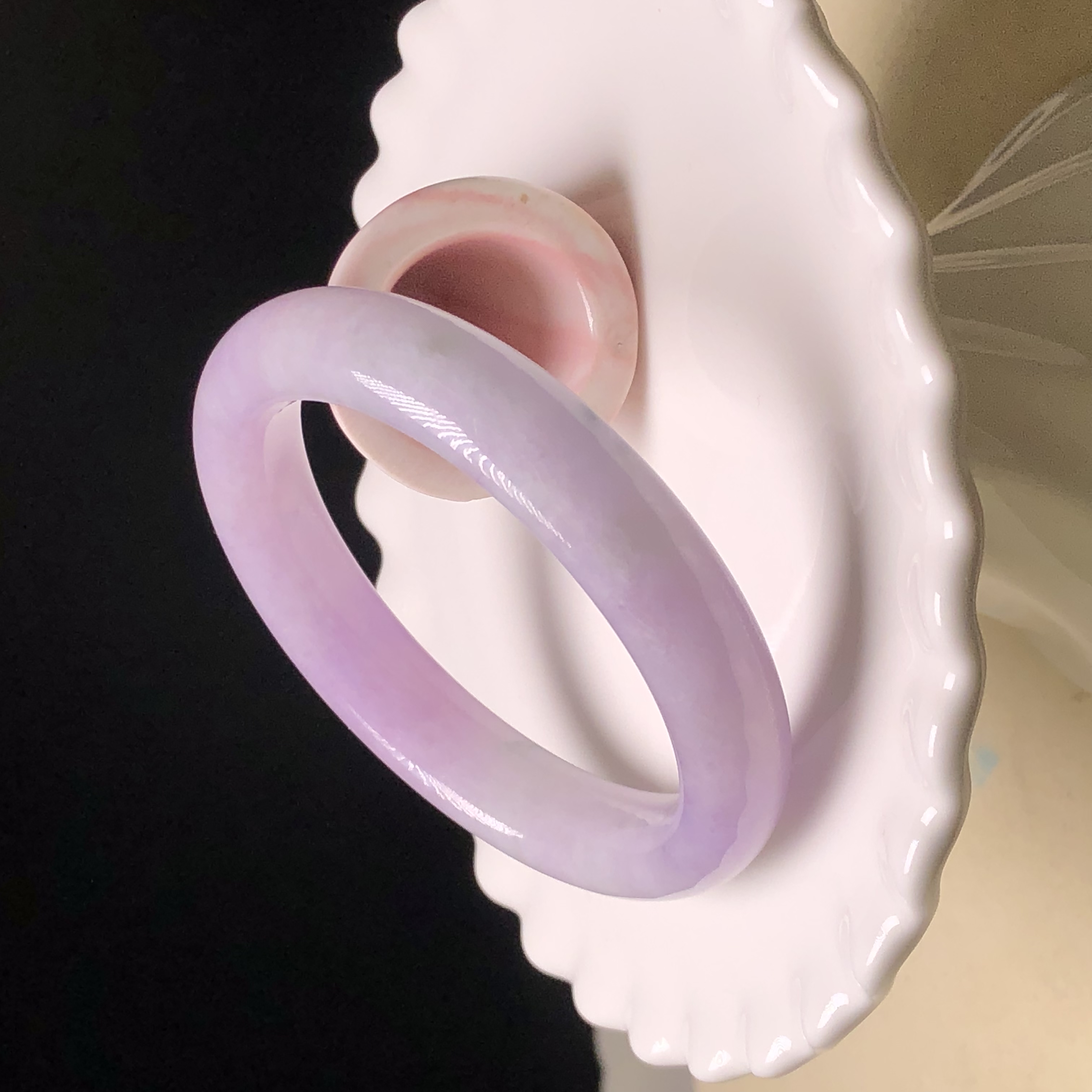 C06736 木那紫羅蘭飄花福鐲50.1mm