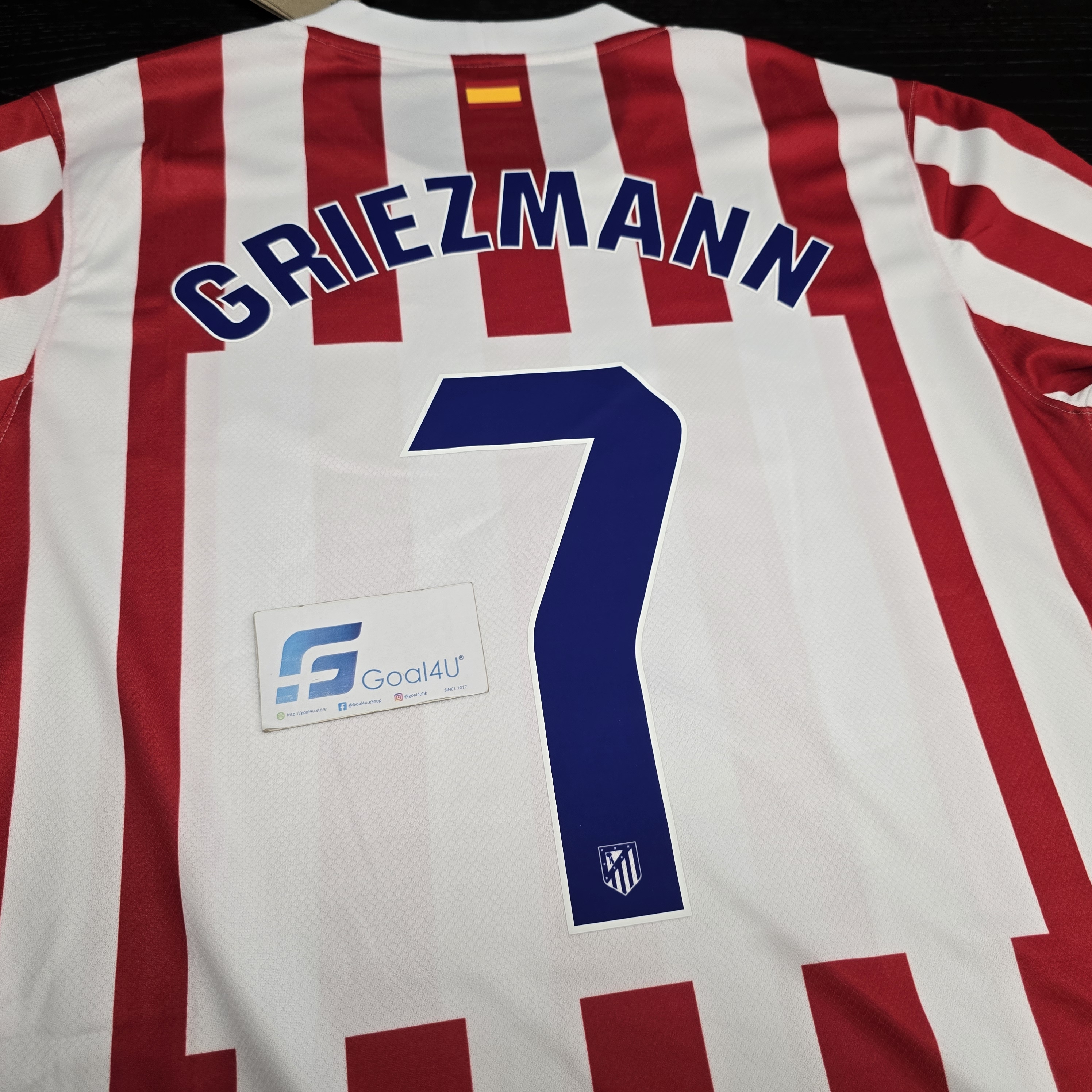 ⚡ Nike Atletico Madrid 馬德里體育會2025-26主場球迷版球衣 (可加印字章) HJ4587