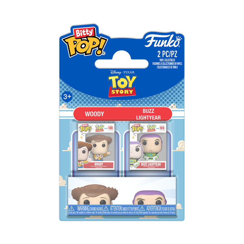 📦訂購 美國代購 Bitty Pop! Woody & Buzz Lightyear 2-Pack Figure 模型