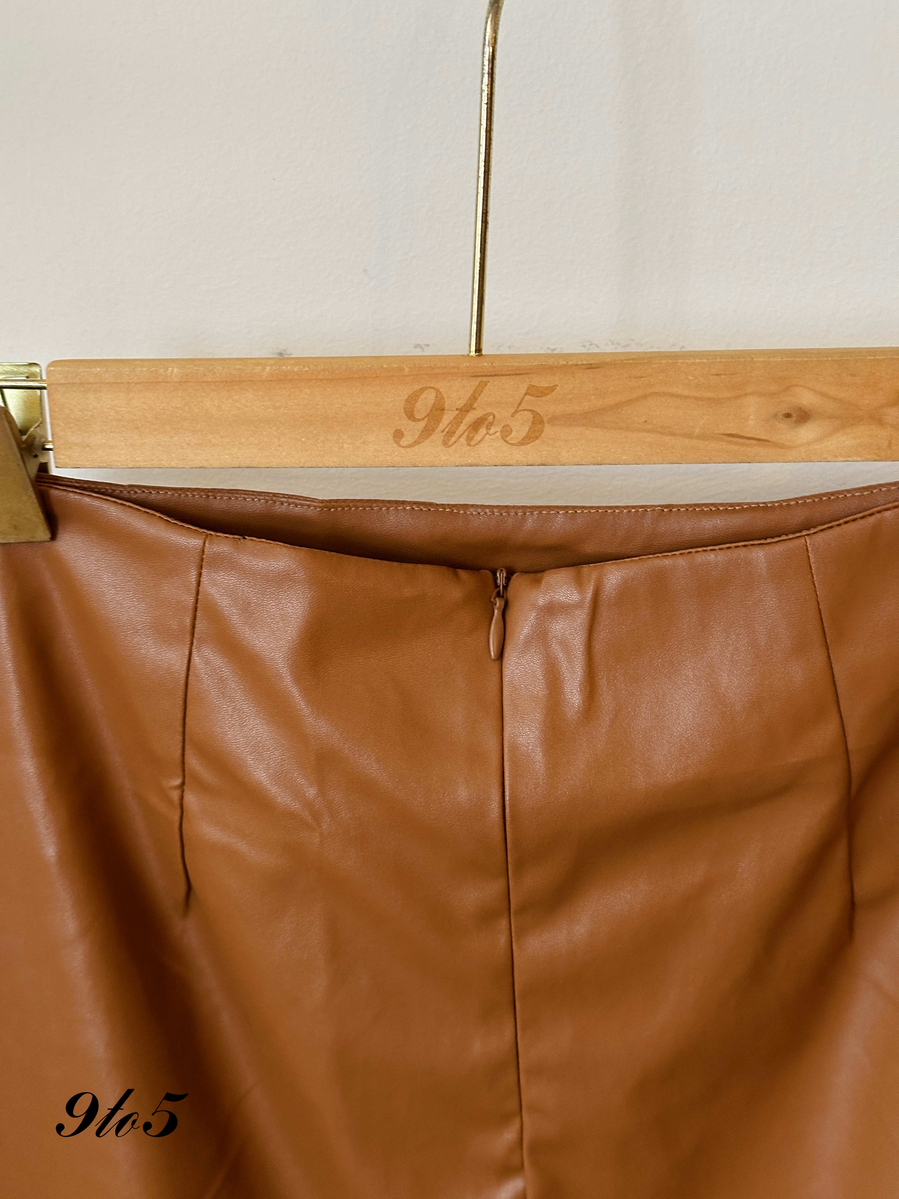 S1785 Leather Short Skirt - 3 Colors