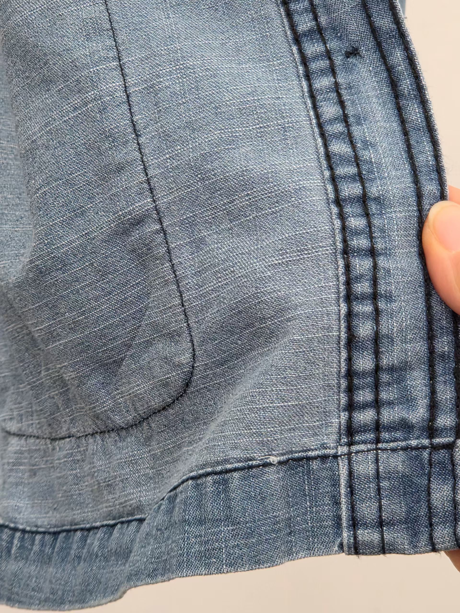 NO OX 立體袋口薄牛外套