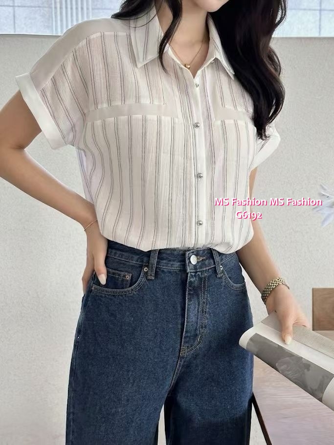 G6192 韓國🇰🇷靚料條子恤