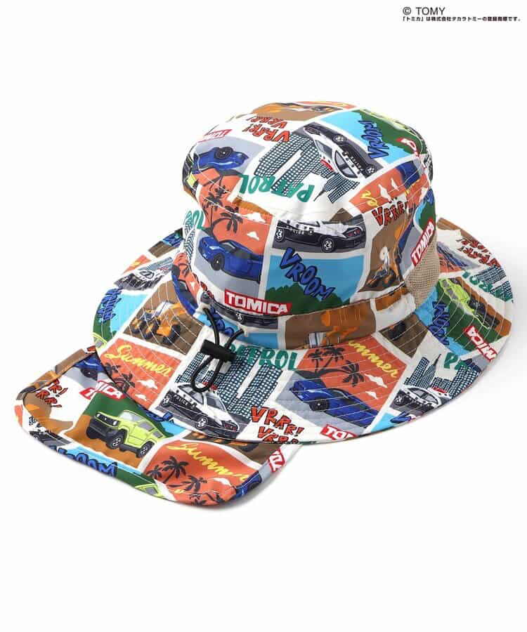 🇯🇵預訂 日本直送🇯🇵Breeze x Tomica系列兩色車車滿印水陸兩用戶外遮陽帽