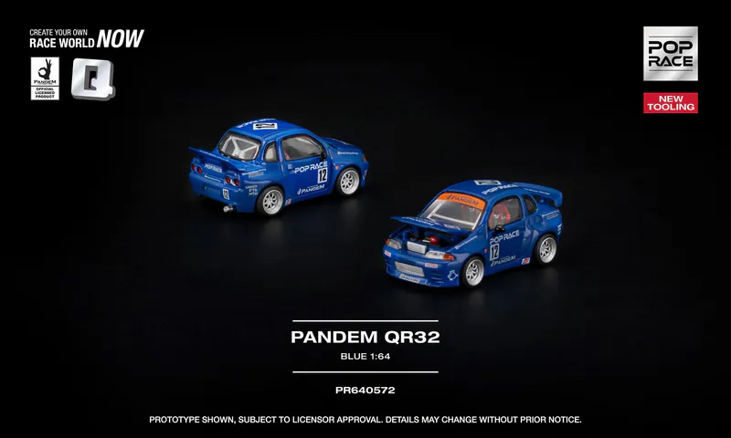 (預訂 Pre Order) POPRACE ( PR640572 ) PANDEM QR32 BLUE