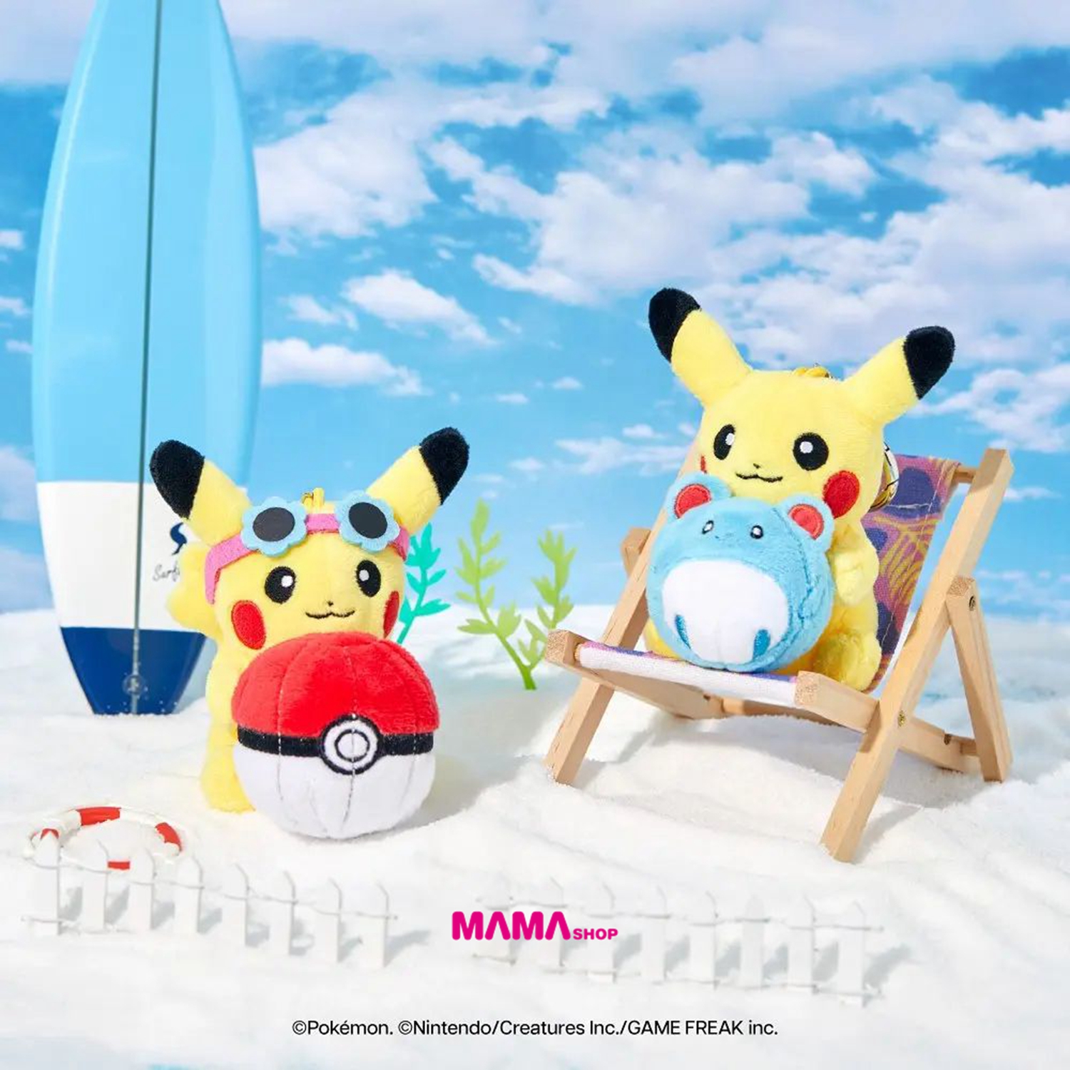 韓國直送 Pokémon x OLIVE YOUNG公仔掛飾