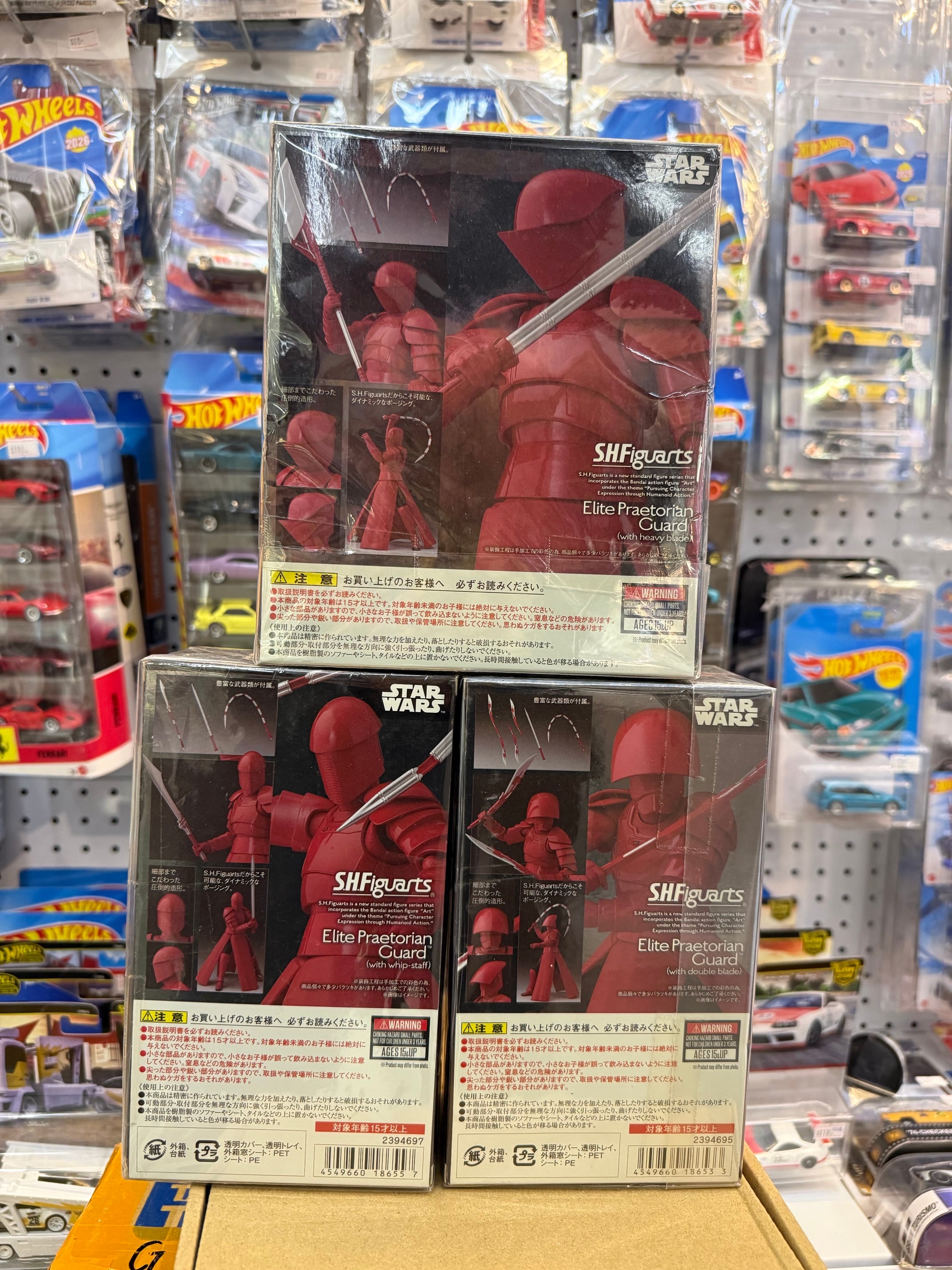 S.H.Figuarts SHF Star Wars 星球大戰：最後的絕地武士 菁英禁衛軍  Elite Praetorian Guard 全三種 (Set of 3) 