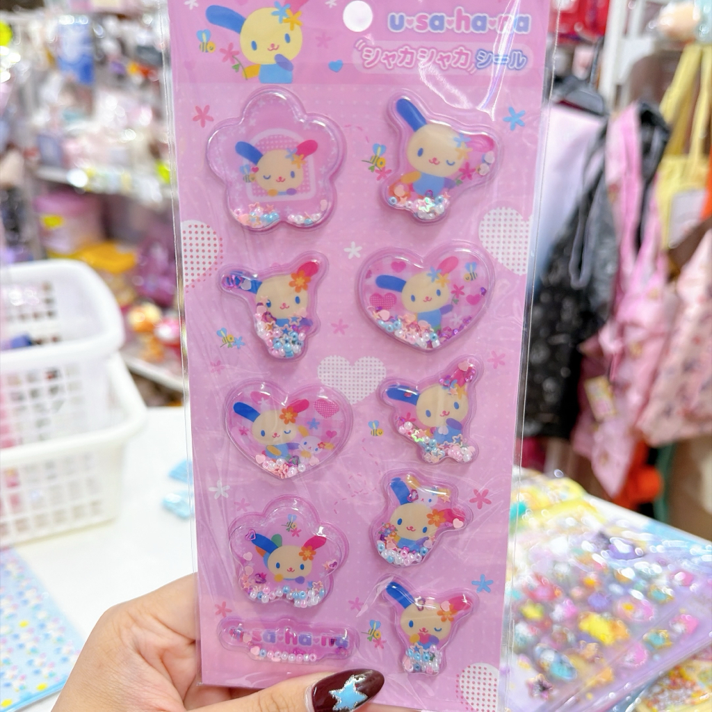 日本直送日本Sanrio  usahana 新款文具產品貼紙￼