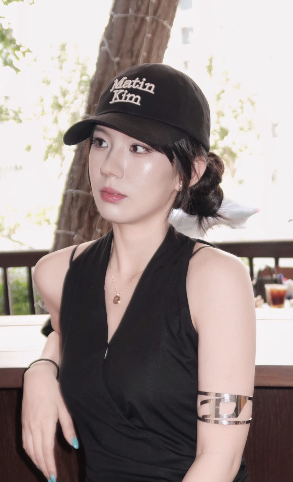 MATIN KIM VOLUME LOGO BALL CAP 