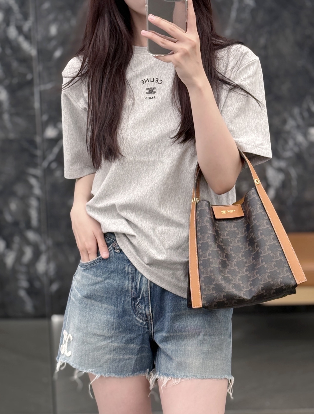 訂貨📮新款🆕 Celine Small Cube Bag 有肩帶 Size 18.5x21x17cm