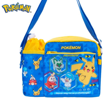  Pokémon 小童斜揹袋連水樽格