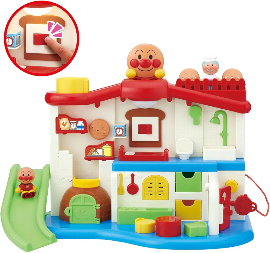 日本BANDAI 麵包超人聲光互動小屋 DX 兒童玩具 Anpanman House Playset  香港現貨 兒童生日禮物精選