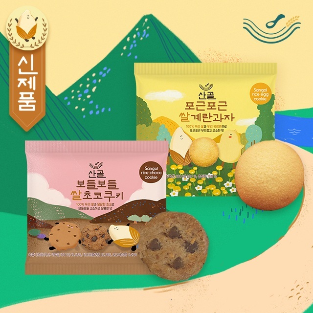 韓國內銷生態媽媽山谷餅乾20g