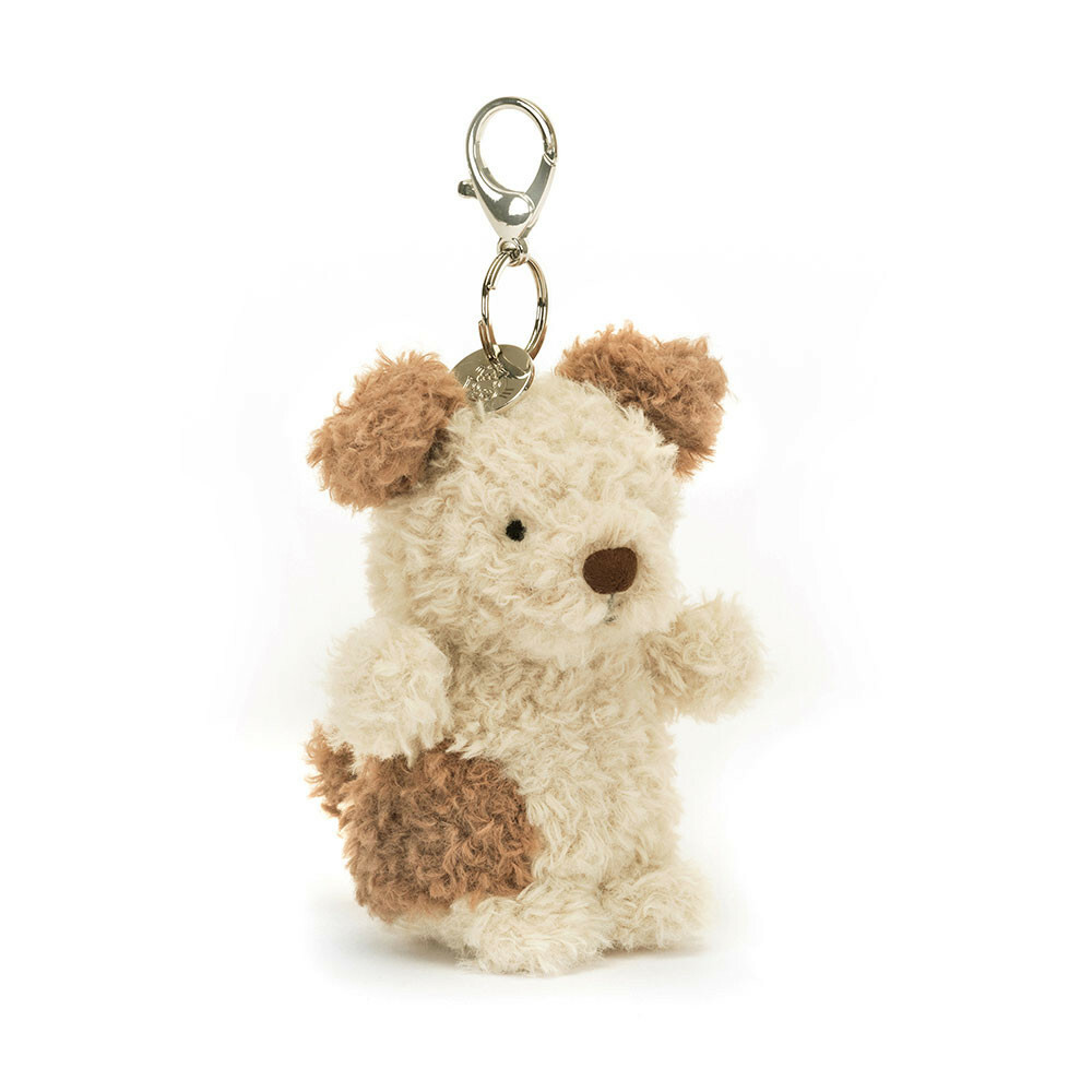 JELLYCAT Little Pup Bag Charm 小啡狗鎖匙扣掛件