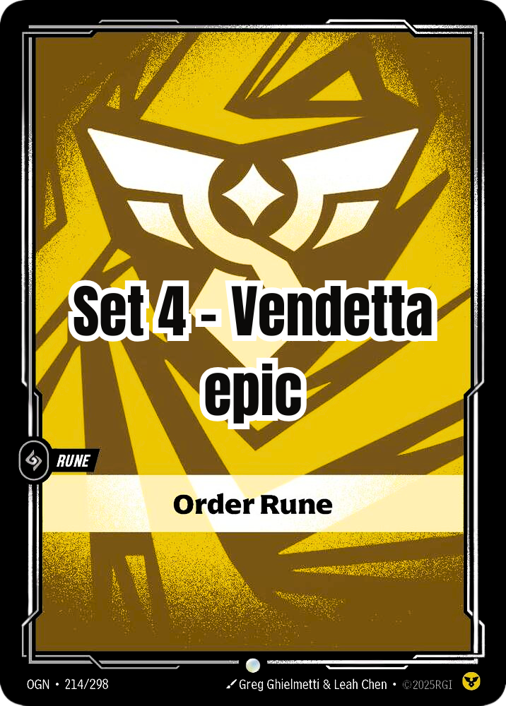 Vendetta - Epic - Order Rune (Set 4)