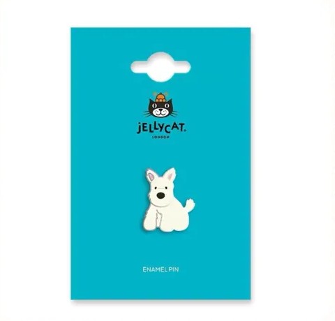 【英國】Jellycat Munro Scottie Dog Enamel Pin