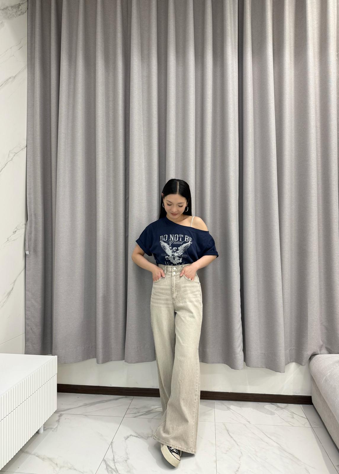 M10 洗水鷹print露膊 Tee