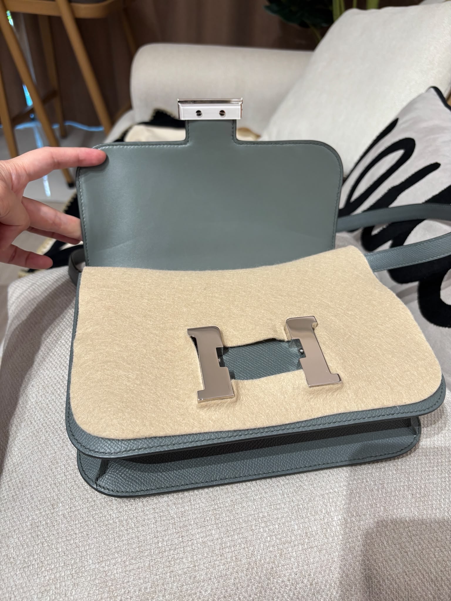 Hermes Constance mini 19 STAMP K 100%Authentic, 98%New ✅收據✅Dust bag✅box