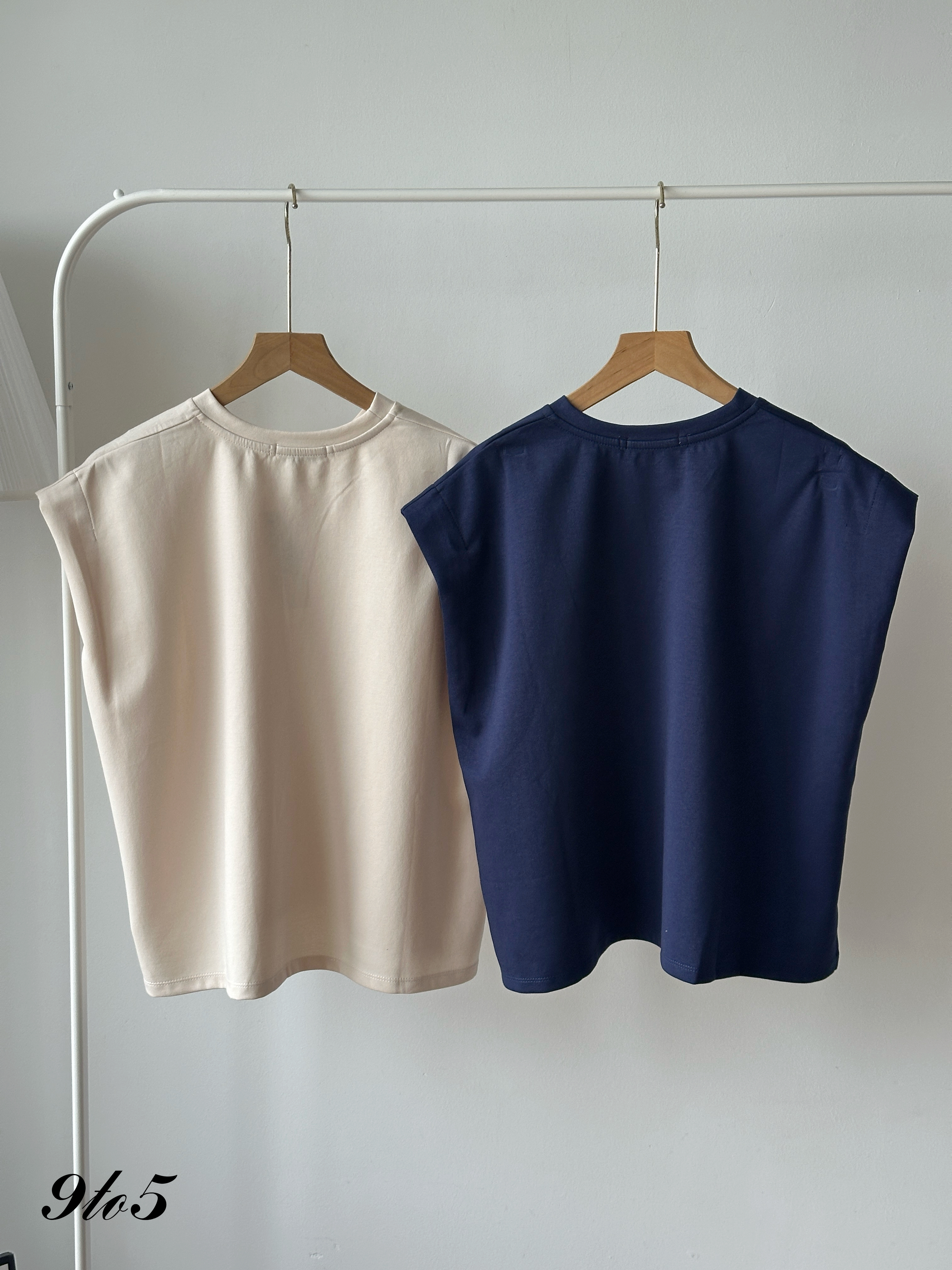 T4419 Cape Sleeve Oversized Plain Tee - 4 Colors 