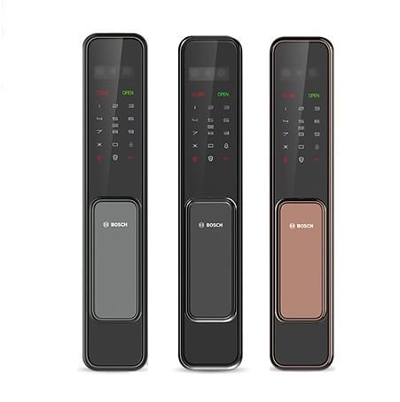 Bosch EL600F 智精系列 智能電子門鎖 三色 (納米黑 / 墨岩灰 / 琥珀金) (面容識別) (送原廠安裝）