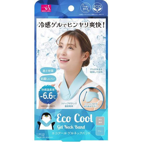 日本直送 Needs Labo 凝膠冷感圍巾｜夏日消暑神器 - 藍色