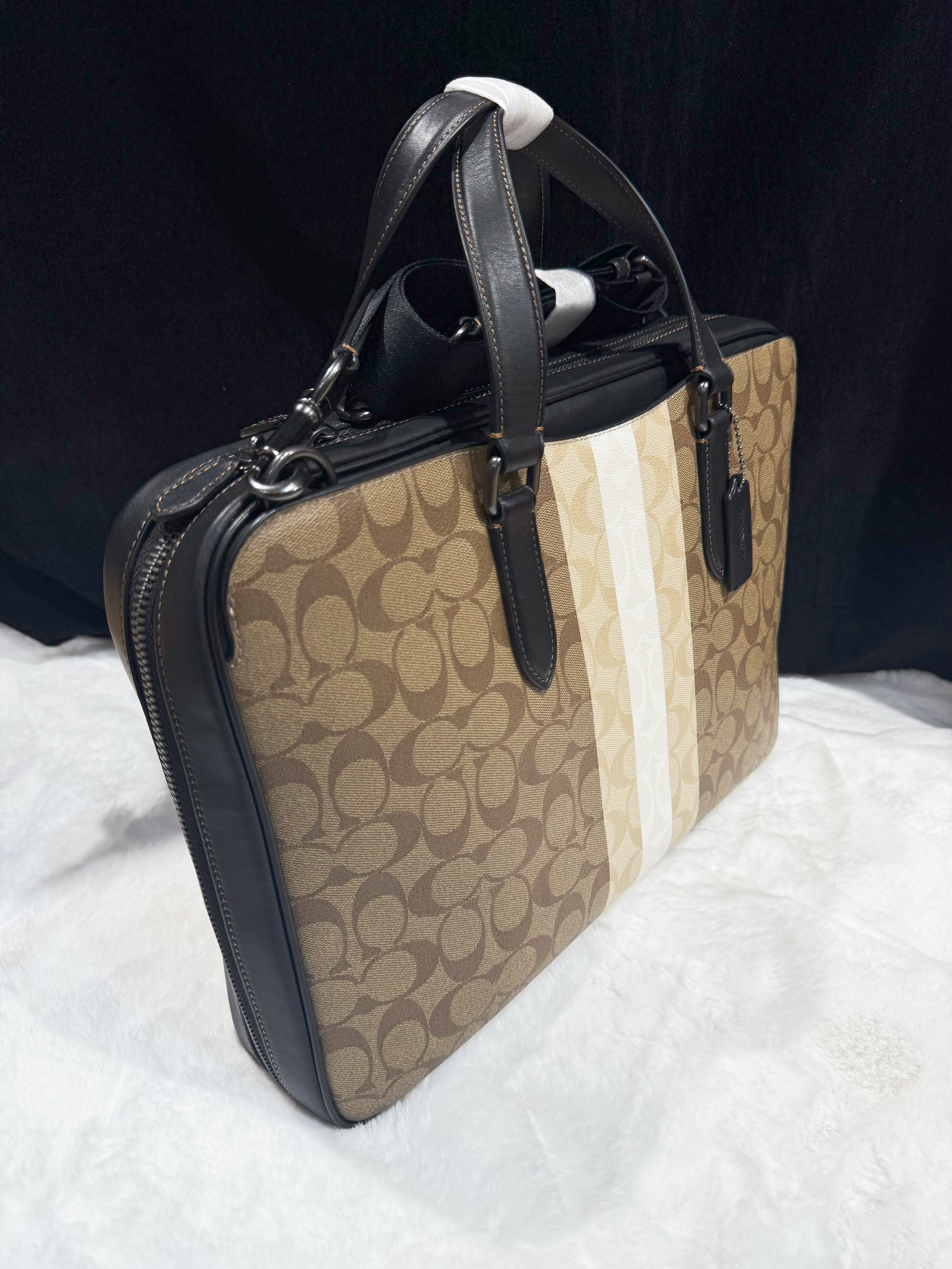 Coach Graham slim brief bag logo/m