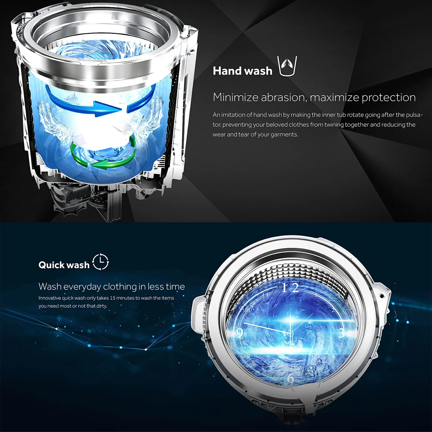 Haier 14kg Inverter Top Load Washer (HWM140-B1678ES8)