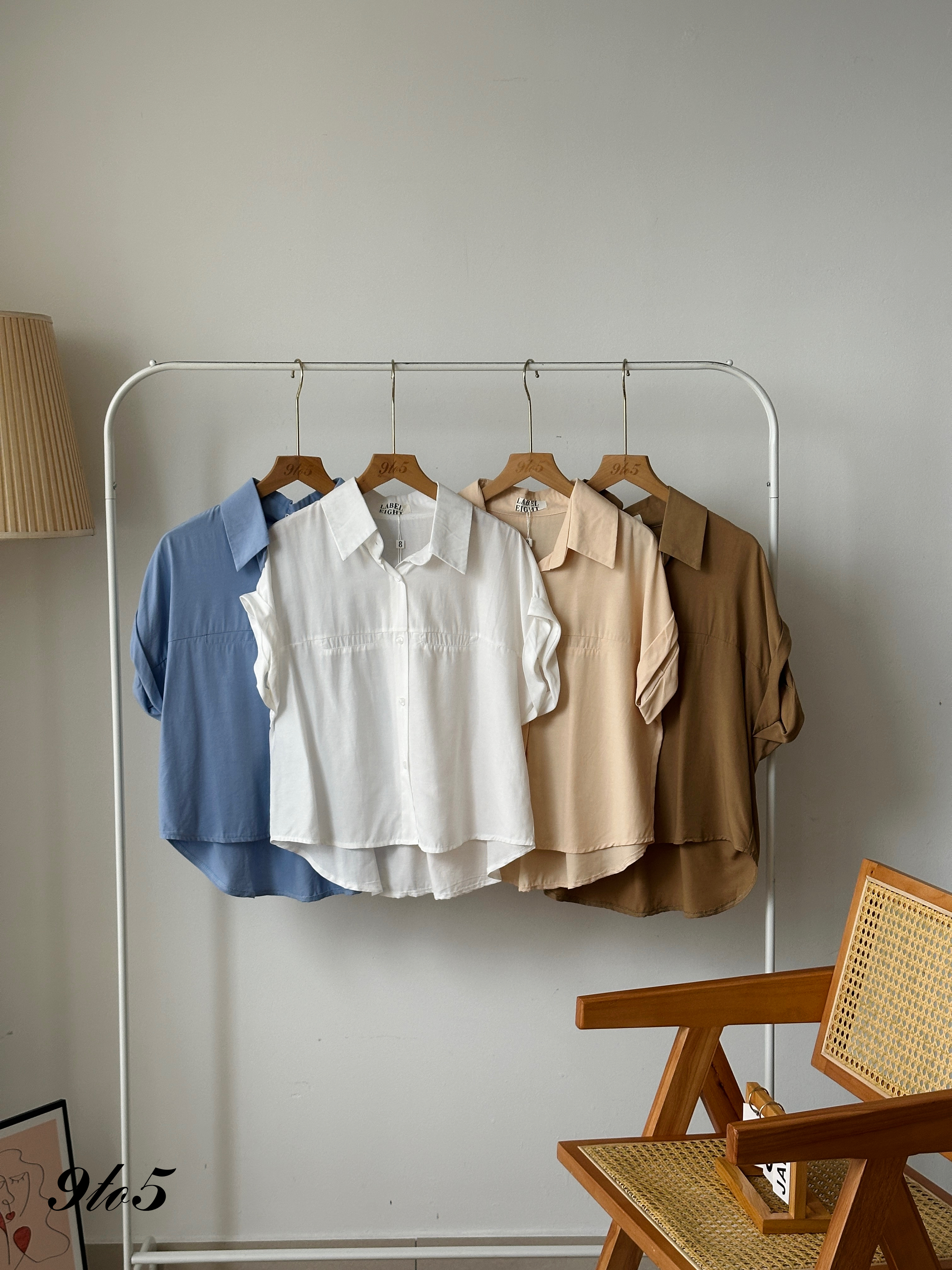 T3905 Cape Sleeve Shirt - 4 Colors