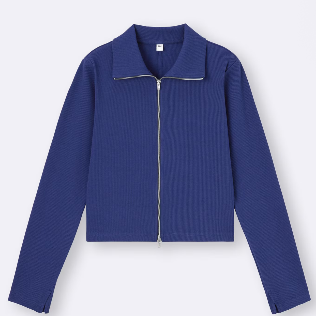 GU Ribbed Double Zip Cardigan