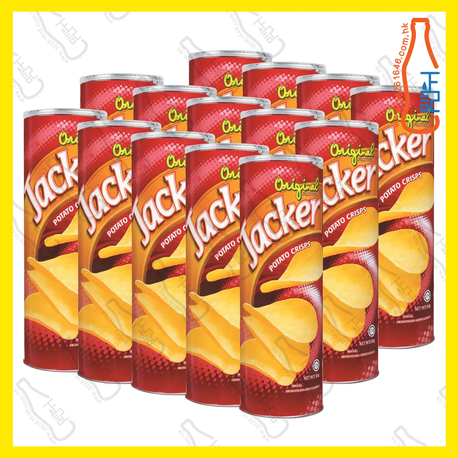 ==ORI4526 Jacker杰克牌桶裝薯片-原味 x【14筒】/箱