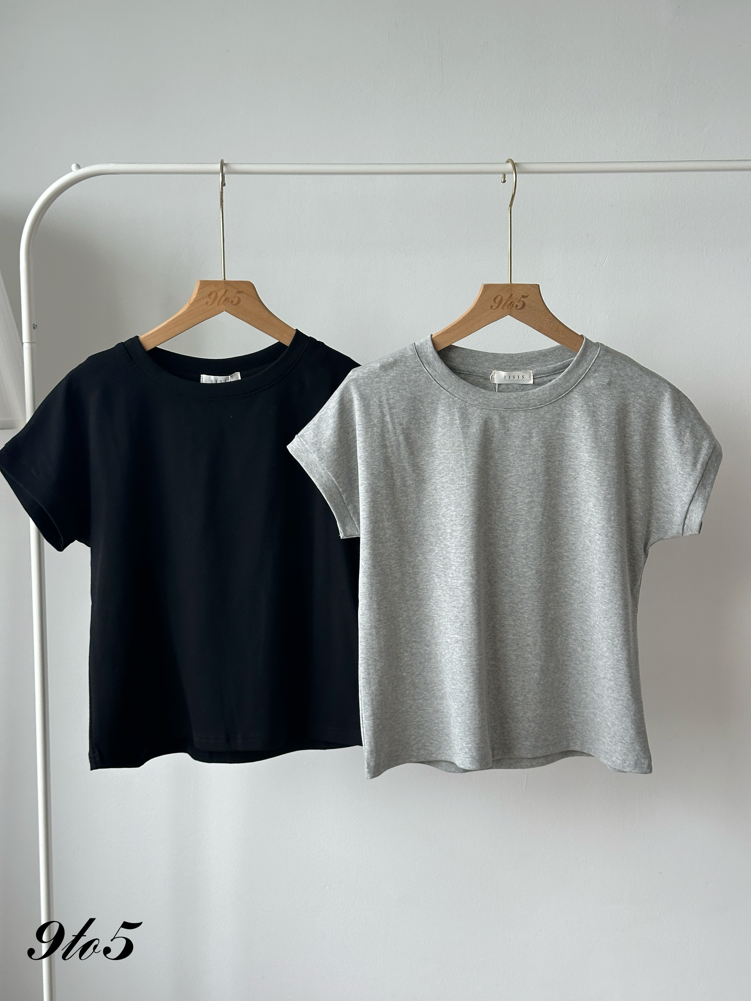 T4345 Cape Sleeve Plain Tee - 5 Colors 