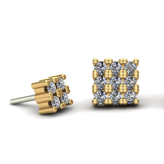 Square with Gemstone