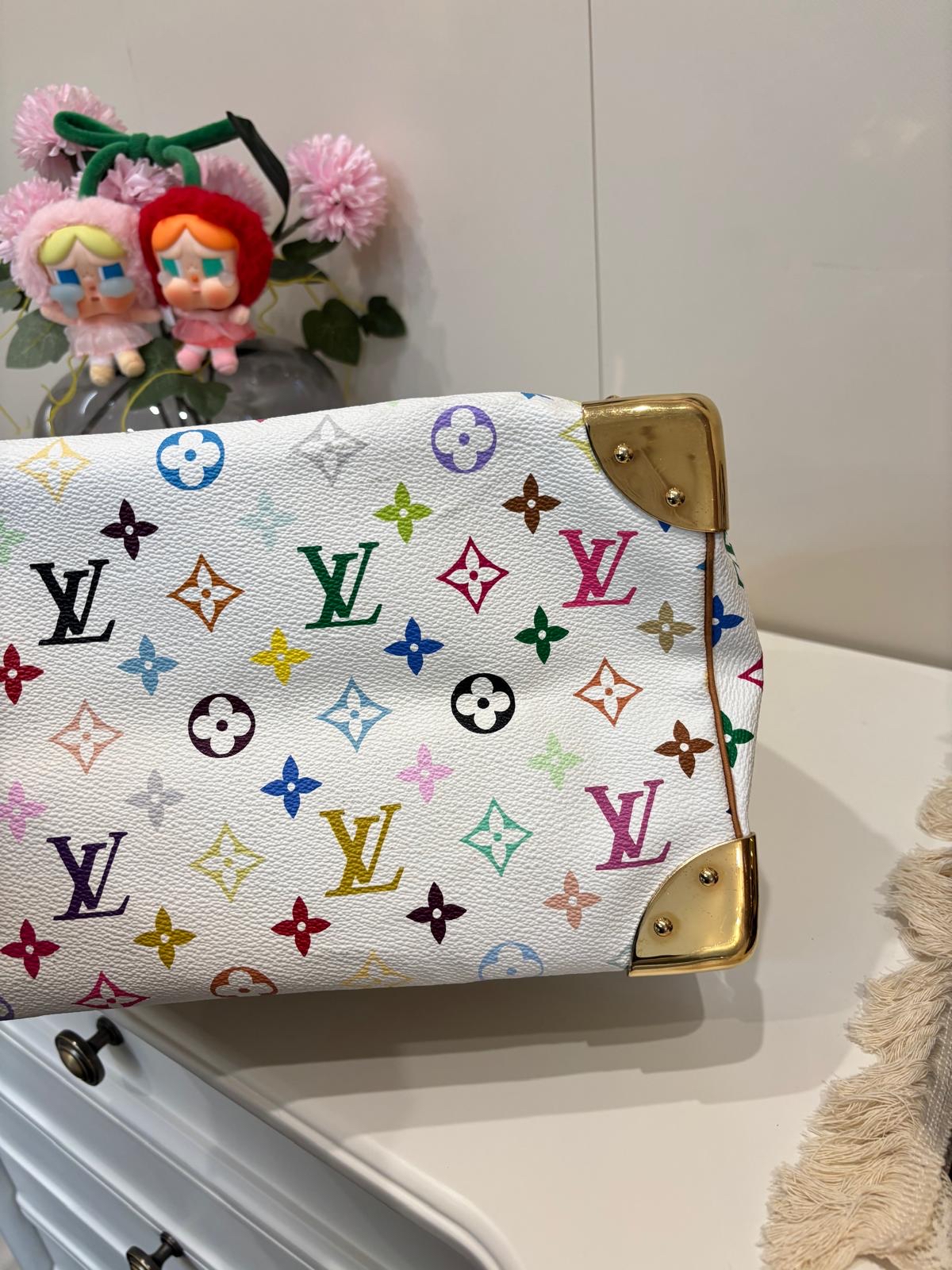 Lv speedy 30 限量版村上隆 100%Authentic ,88%new ✅dust bag