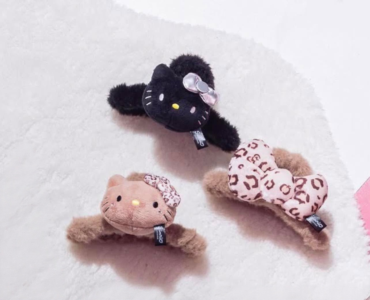 （約6月尾到貨）🇹🇼台灣超商限定 限量長腿 Kitty 鯊魚夾髮飾💕