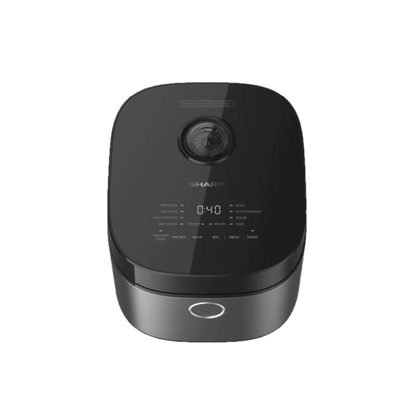 Sharp 1.8L Low Sugar Rice Cooker (KSL18MYBK)
