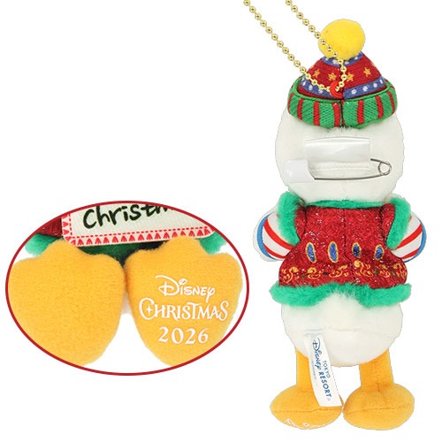 [訂購] [東京迪士尼] ❄️ TOKYO DISNEY CHRISTMAS 2026 DONALD 吊飾 {TF2610160}