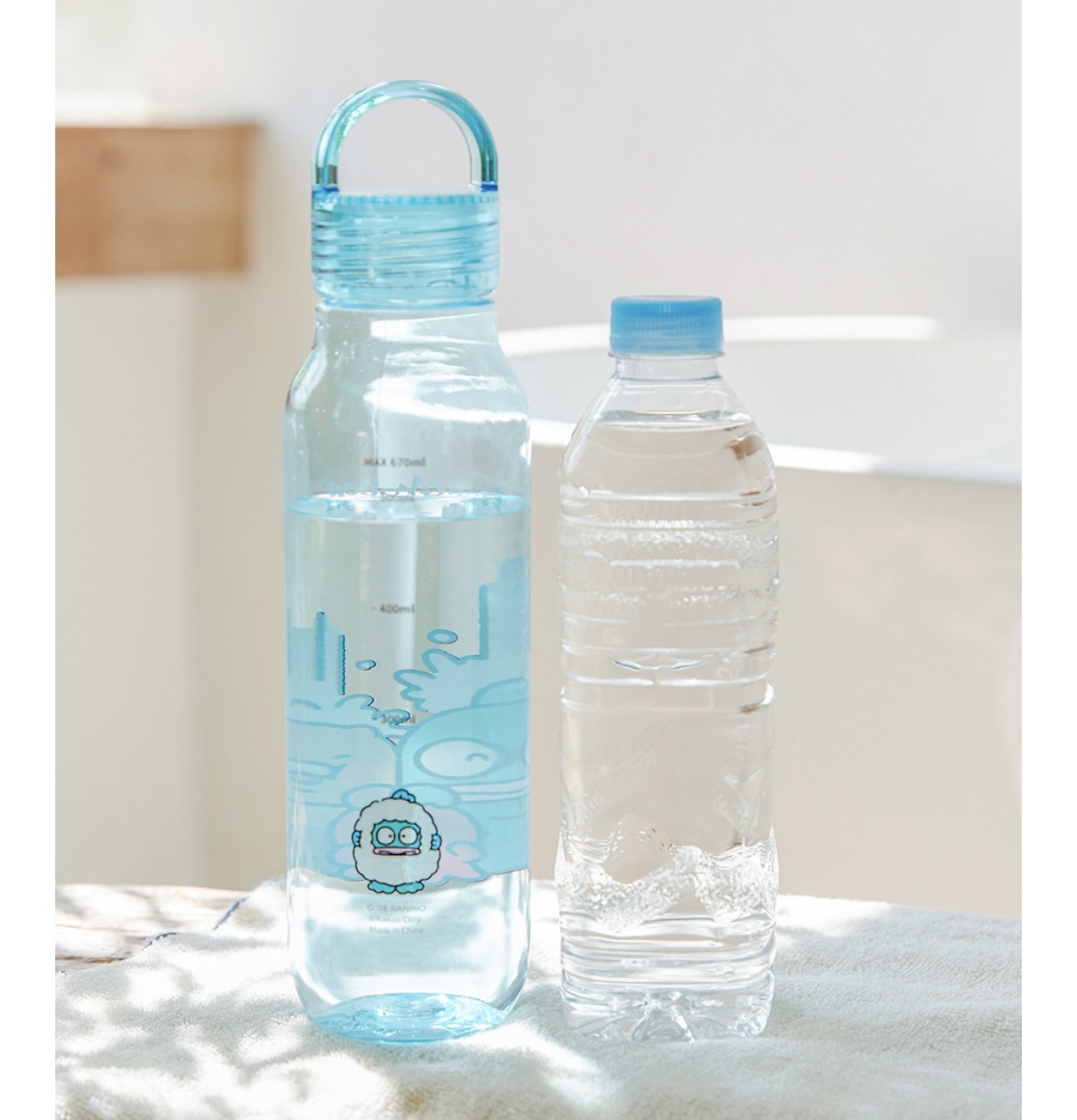 Kakao Friends x Hangyodon 水怪 透明水樽670ml🩵
