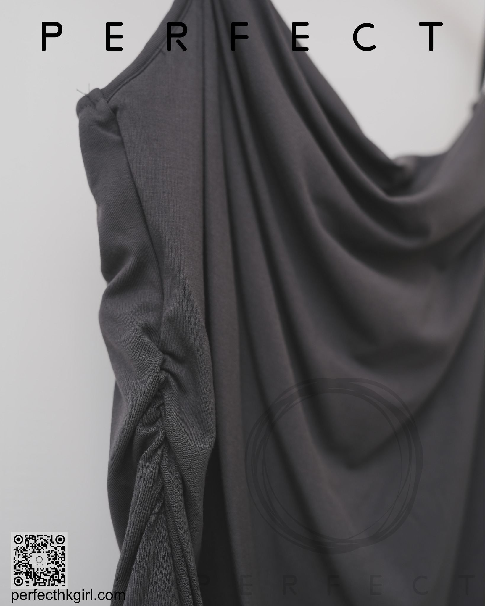 W0012_高彈力顯瘦四季背心涼感套裝裙（氣質灰）