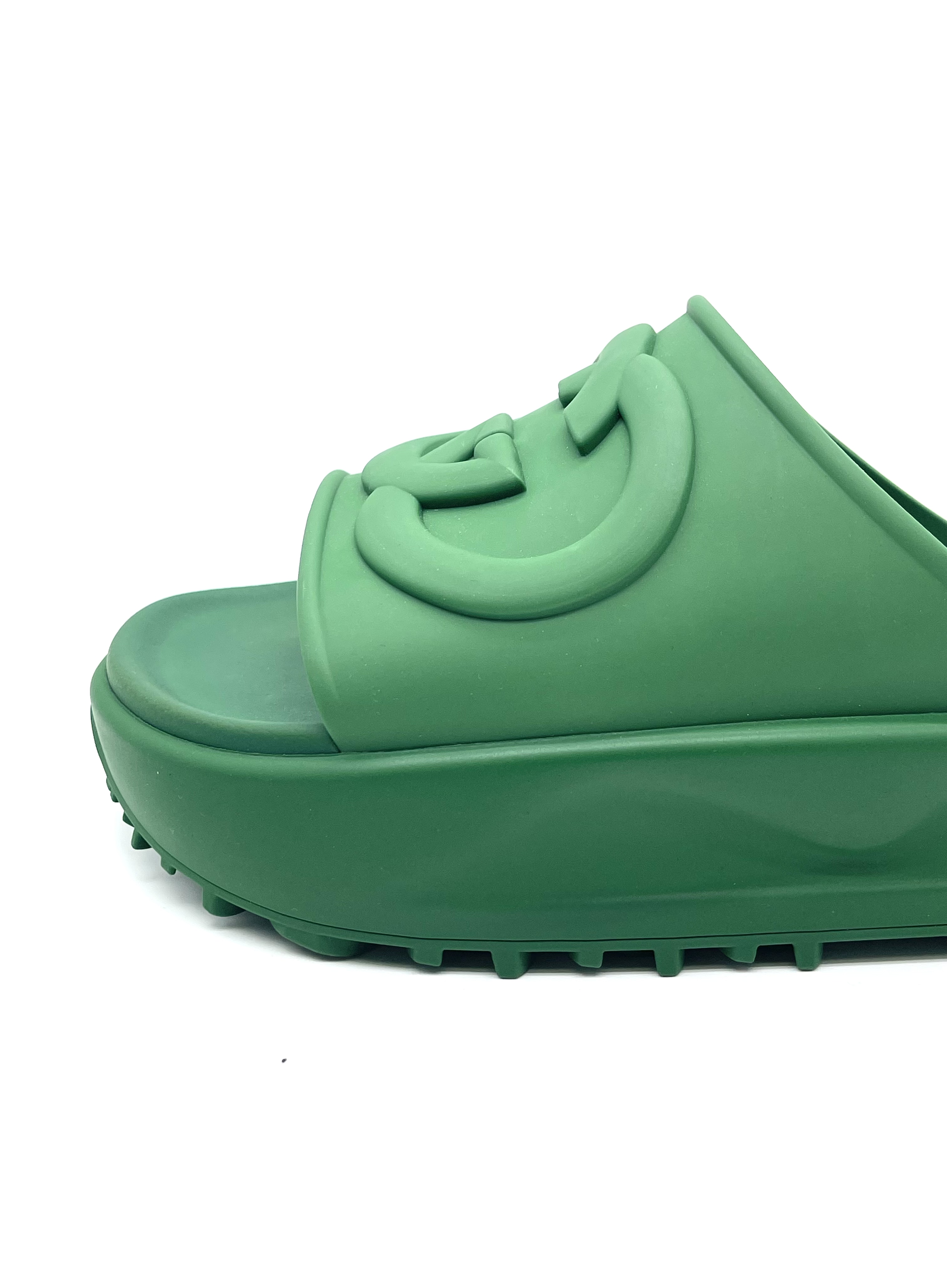 Pre-owned Gucci Miami Rubber Pool Slides / Product Code: 26032703