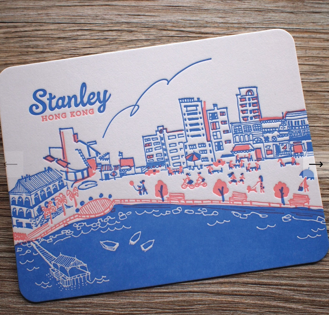 DITTO DITTO Stanley - letterpress postcard
