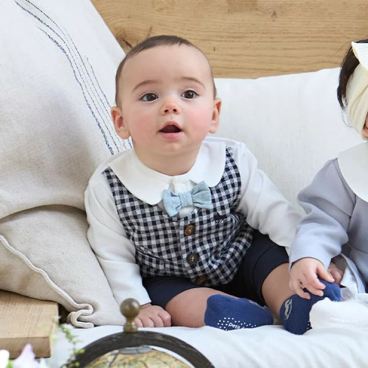 ･ᴗ･Polo Baby 連身長袖燕尾服