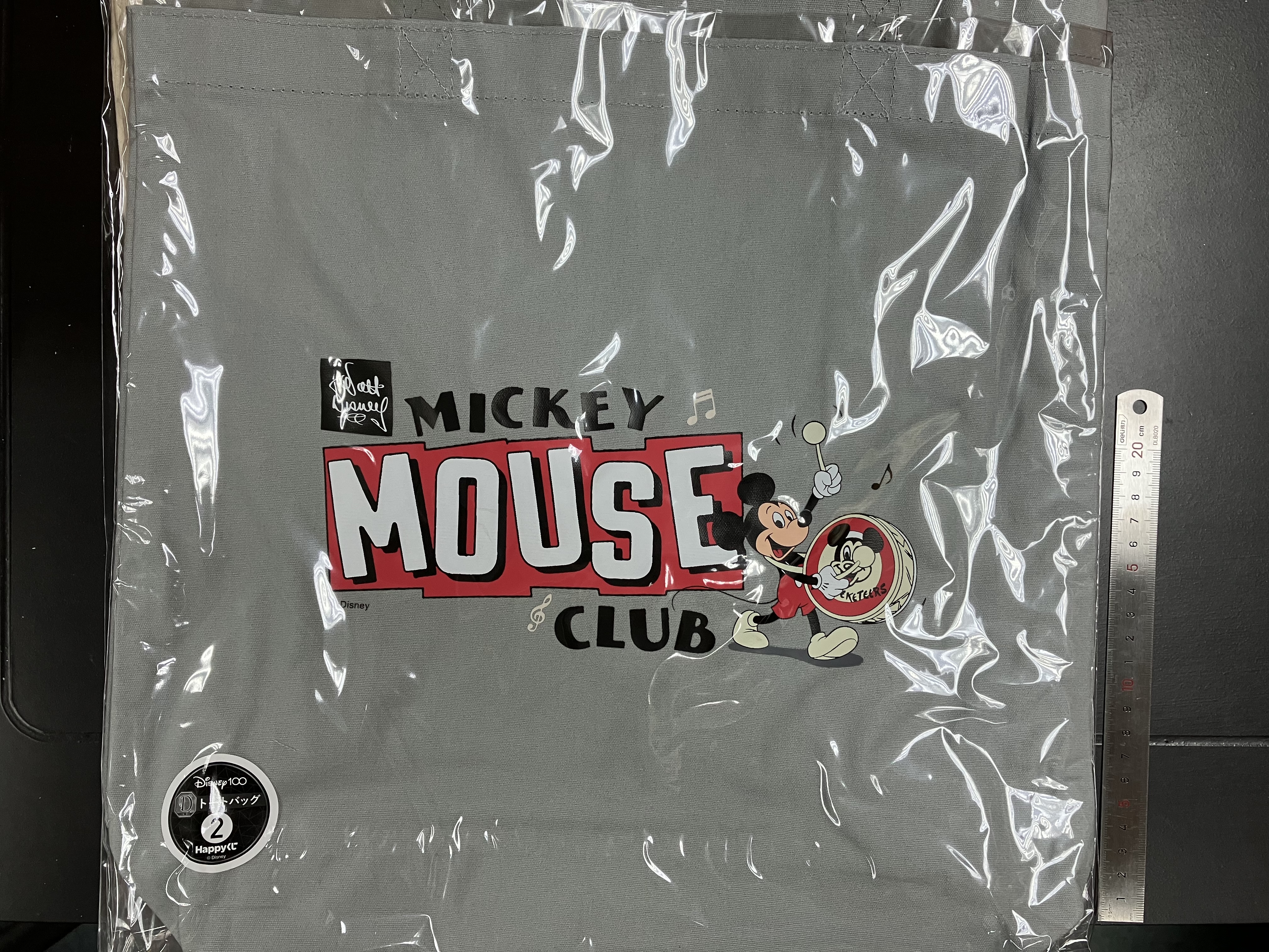 一番賞迪士尼100周年 DISNEY100_D2 -托特包 灰色 FG0070