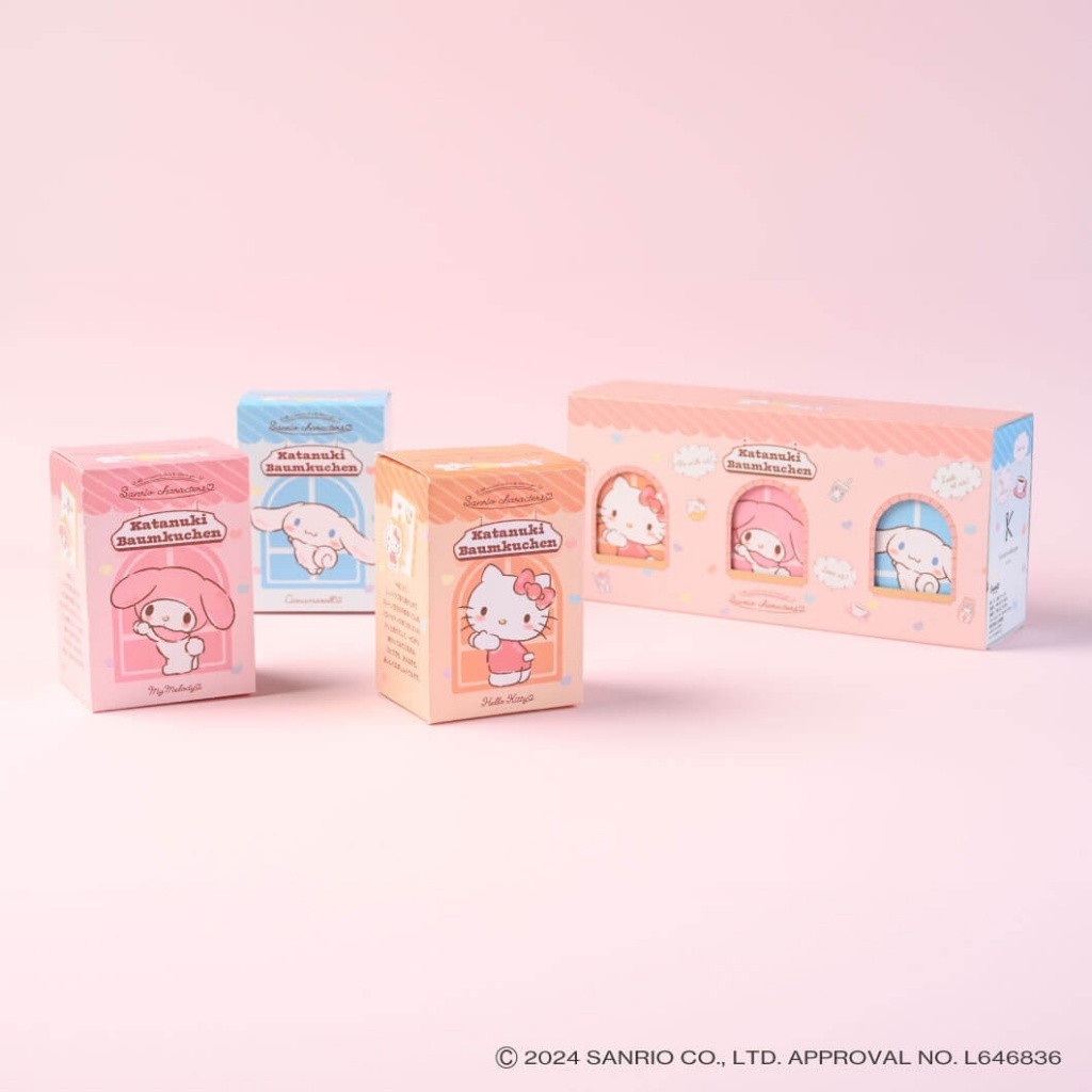 金澤萬久SANRIOかまって！きゅん３個セット年輪蛋糕 3個 - 01260349