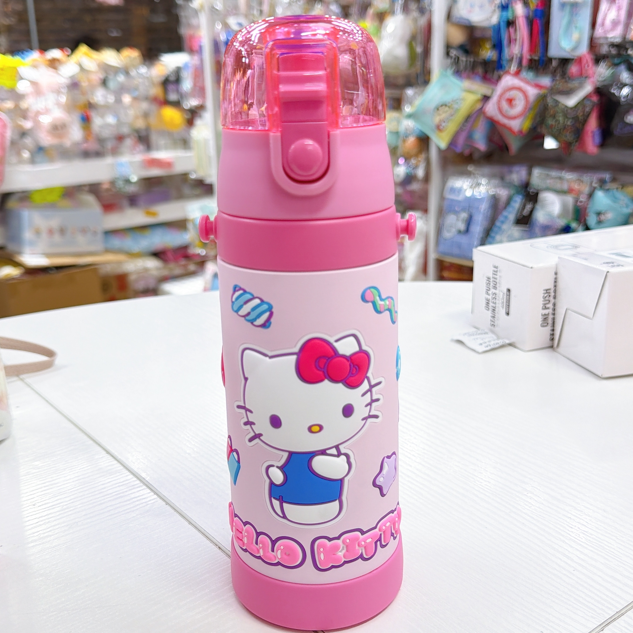 日本直送kitty skater 可斜揹保溫杯 480ml