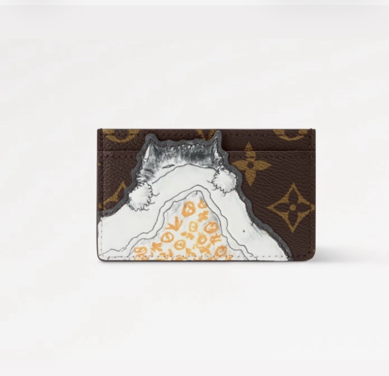 Louis Vuitton 路易威登 貓咪圖案卡片套