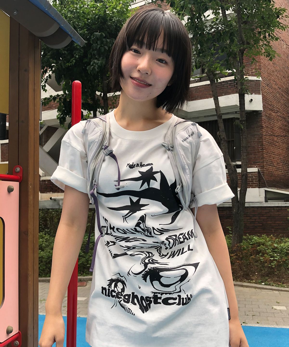 🇰🇷訂購｜NICE GHOST CLUB｜Tornado logo t-shirt  2色