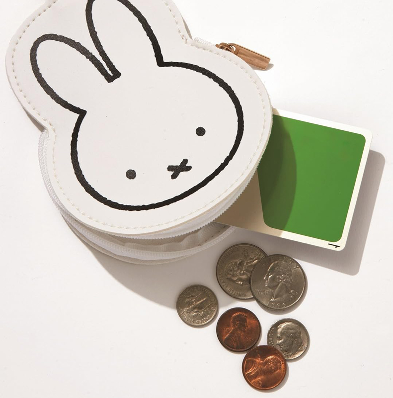 miffy波里斯熊有拉鍊提袋&miffy掛飾小袋    OB003924