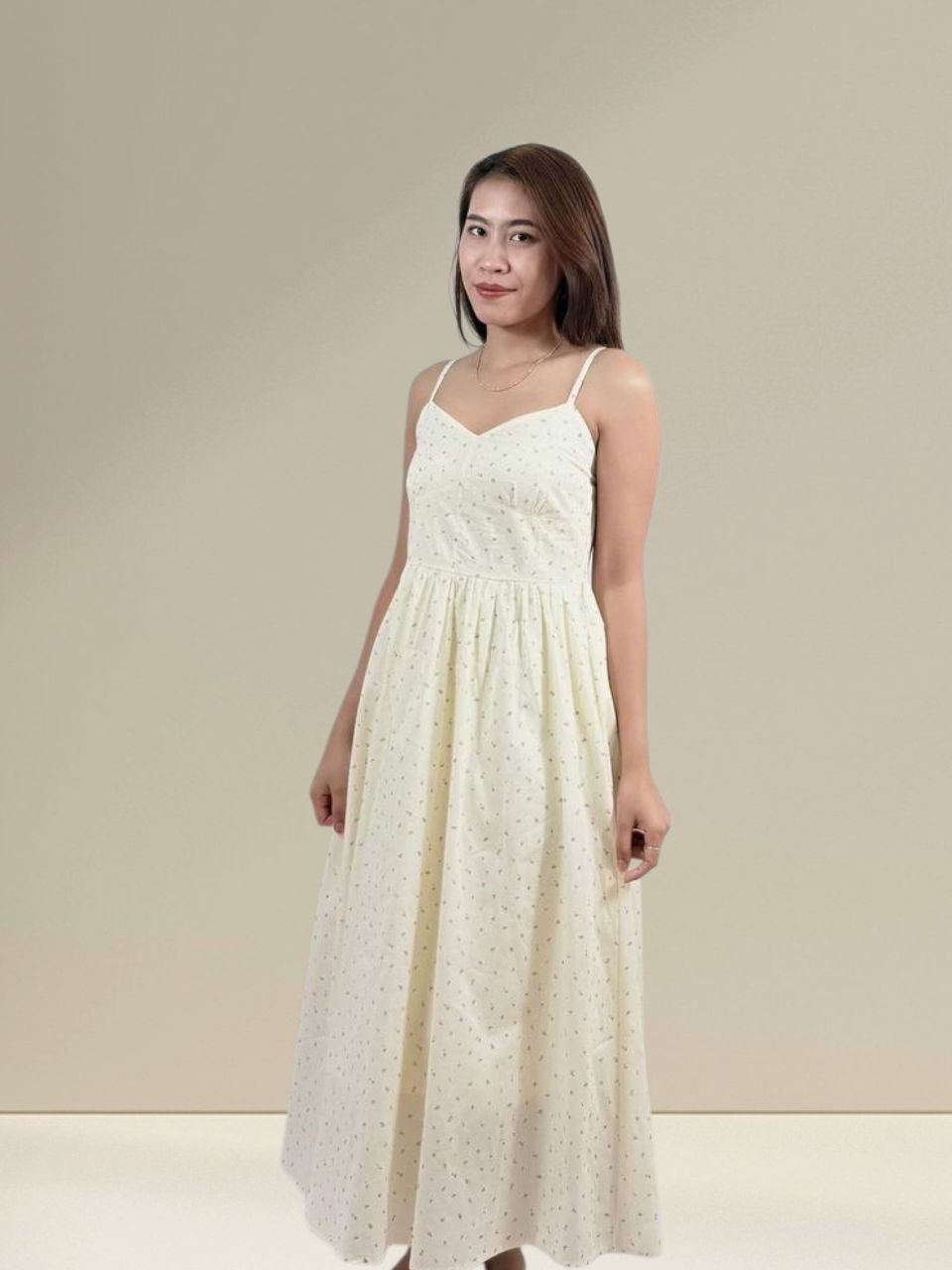 W6225 - Soft Floral Dress 