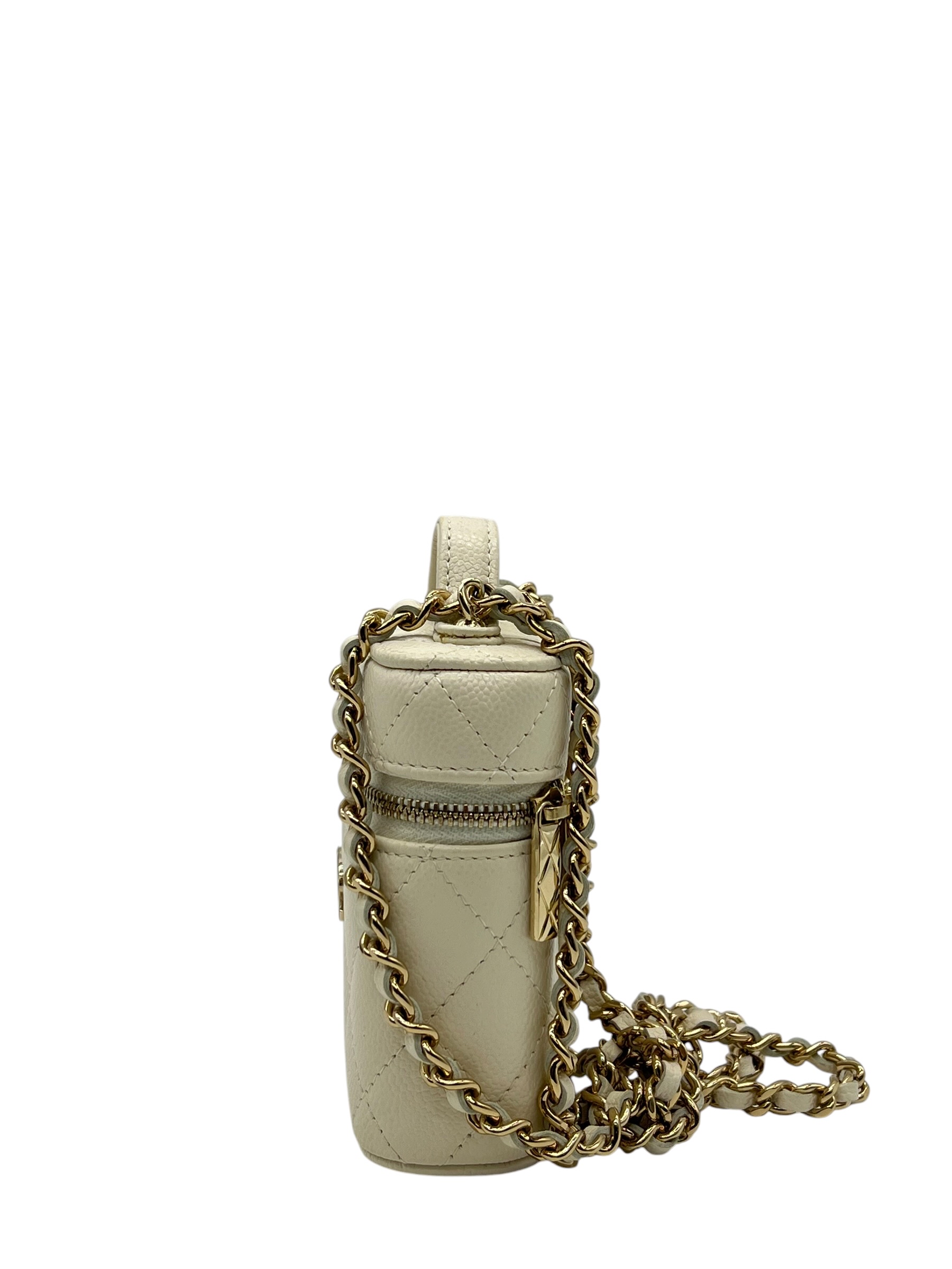 Pre-Owned CHANEL Mini Box With Handle / Product Code: 062010